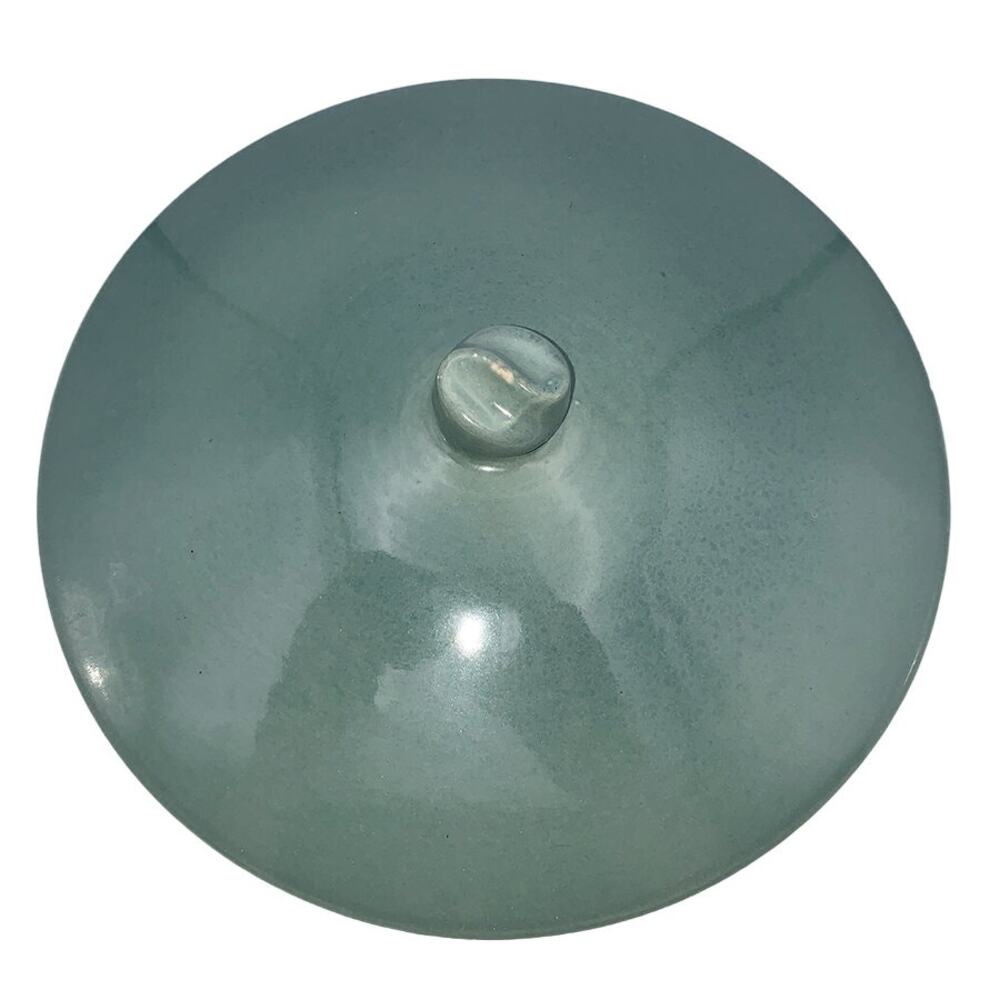 Vintage Red Wing 10" Round 2-Quart Covered Casserole Green/Brown VGC - Picture 6 of 10